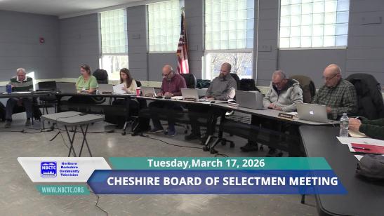 Cheshire Board of Selectmen's Meeting - 3-17-26
