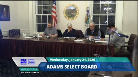 Adams Select Meeting - January 21, 2026